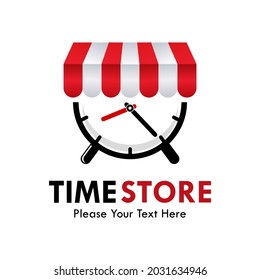 Time store logo template illustration