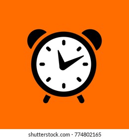 Time symbol, alarm clock icon