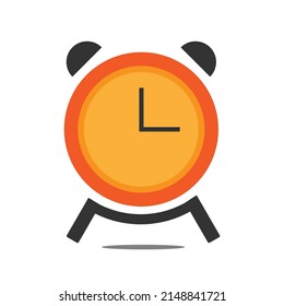 Symbol für die Zeit, Vektorgrafik. Illustration des Weckers.