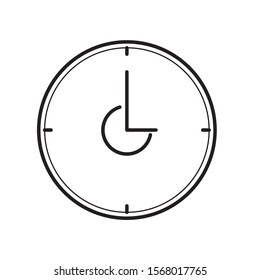 time symbol, watch simple icon for UI