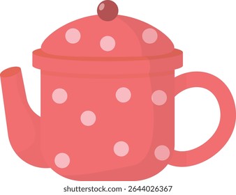 Time for Tea Party Tea Time Graphic Elements and Vector Illustration