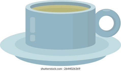 Time for Tea Party Tea Time Graphic Elements and Vector Illustration
