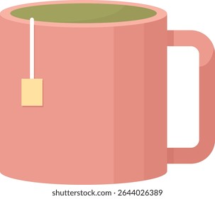 Time for Tea Party Tea Time Graphic Elements and Vector Illustration