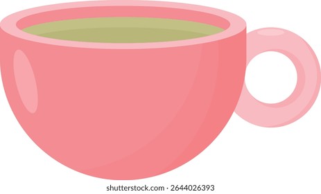 Time for Tea Party Tea Time Graphic Elements and Vector Illustration