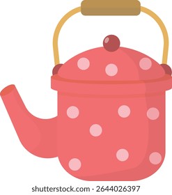 Time for Tea Party Tea Time Graphic Elements and Vector Illustration