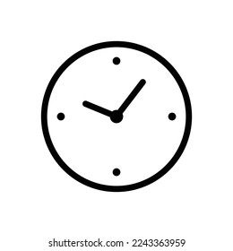 Zeit, 10 Uhr Ikone Vektorgrafik