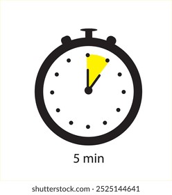 Time terms icon set. Hour 15 min half hour 30 mi