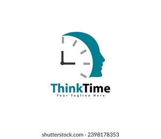 time think management logo icon symbol design template illustration inspiration