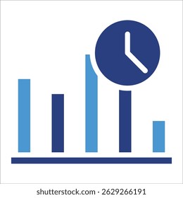 Time Tracker Icon Element For Design