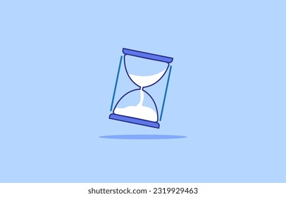 Icono de arena del rastreador de tiempo. Icono de Finanzas de Negocio y Banca. Trabajo en equipo, comunicación y estrategia económica para el comercio inteligente