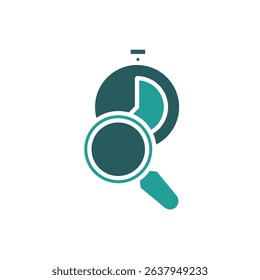 time tracking icon. vector.Editable stroke.linear style sign for use web design,logo.Symbol illustration.