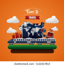time to travel around the world