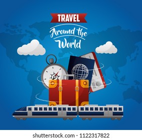 time to travel around the world