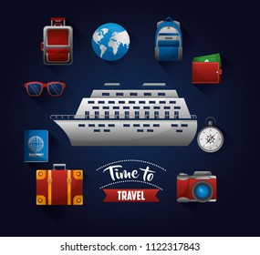 time to travel around the world