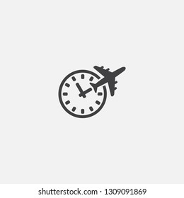 time to travel base icon. Simple sign illustration. time to travel symbol design. Can be used for web, print and mobile