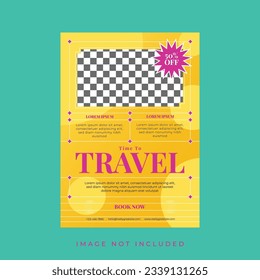 
Time To Travel Flyer Template 