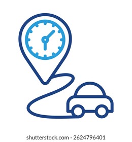 Time Travel Icon Element For Design