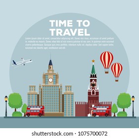 Time to travel infographic