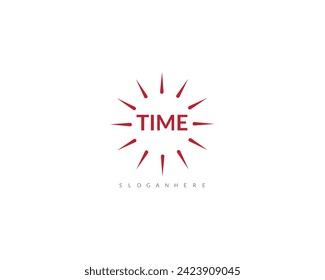 Time travel logo design template