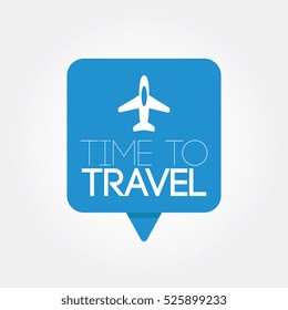 time to travel sign tag label