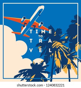 Time to Travel and Summer Holiday poster.