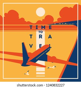 Time to Travel and Summer Holiday poster.