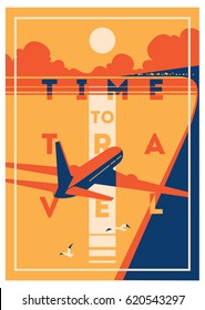 Time to Travel and Summer Holiday poster.