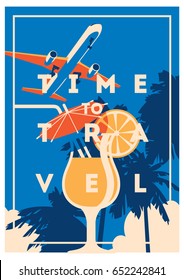 Time to Travel and Summer Holiday poster.