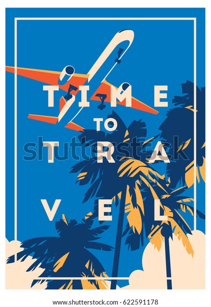 Time to Travel and\
Summer Holiday poster.