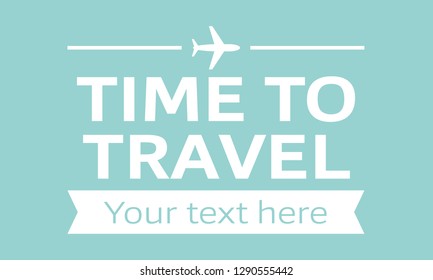 time to travel vector card