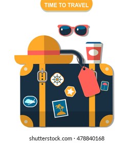 time to travel vector poster