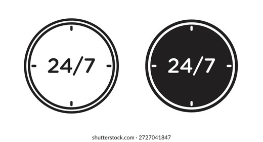 Tiempo veinticuatro iconos de diseño de logotipo, iconos de pictograma