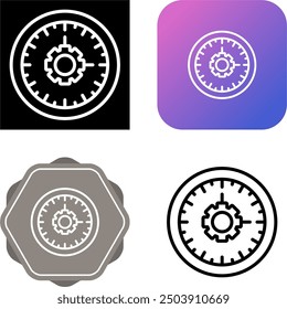 Time Unique Vector Icon Illustration