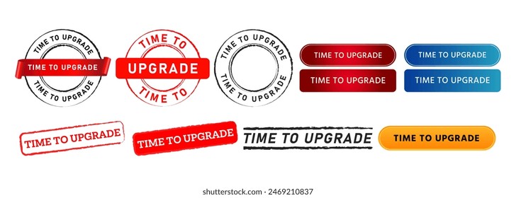 time to upgrade rubber stamp and button for renew installation update