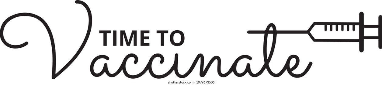 Time to vaccinate text vector deisng.
