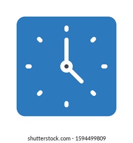 time vector glyph color icon 