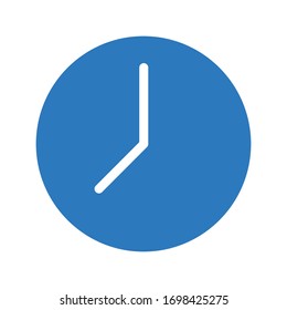 icono de color de glifo vectorial de tiempo 