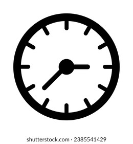 Icono De Glifo Vector De Tiempo Para Uso Personal Y Comercial.
