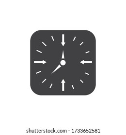 Time vector icon , 24 Hour icon vector illustration design template