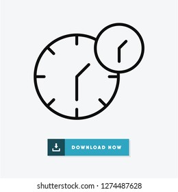Time vector icon