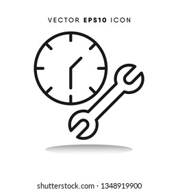 Time vector icon