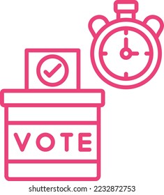 Time vector icon. Can be used for printing, mobile and web applications.