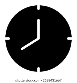 Time vector icon. Clock Icon web. wall clock illustration sign. hour sign for web and mobile app.