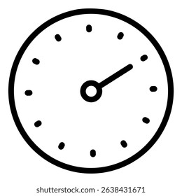 Time vector icon. Clock Icon web. wall clock illustration sign. hour sign for web and mobile app.