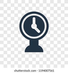 Time vector icon isolated on transparent background, Time transparency logo concept