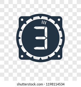 Time vector icon isolated on transparent background, Time transparency logo concept