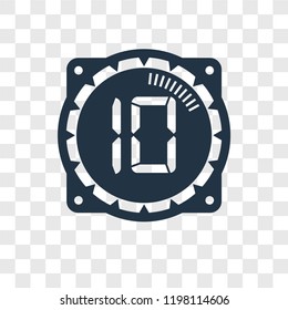 Time vector icon isolated on transparent background, Time transparency logo concept