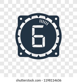 Time vector icon isolated on transparent background, Time transparency logo concept