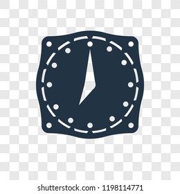 Time vector icon isolated on transparent background, Time transparency logo concept