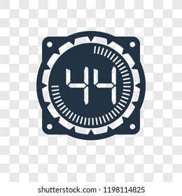 Time vector icon isolated on transparent background, Time transparency logo concept